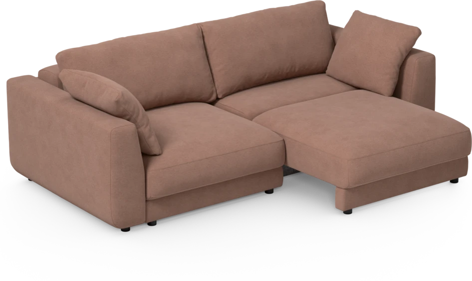 Amie - Bäddsoffa 3-sits - Rosa