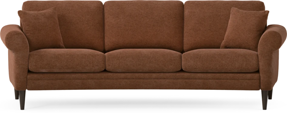Eden - 3-sits soffa svängd - Orange