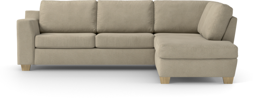 Friday - 2,5-sits soffa med divan höger - Beige