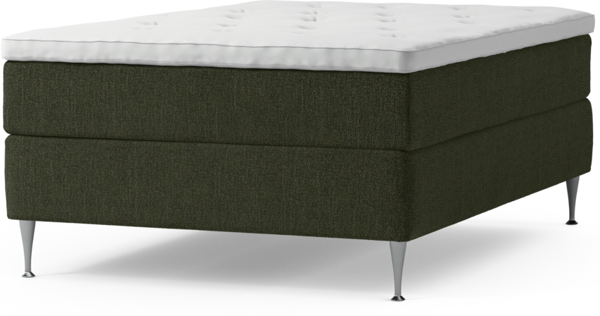 Delux Dream - Kontinentalsäng, enkelsäng 140 cm med bäddmadrass och sängben