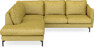 Madison - 2-sits soffa med divan vänster - Gul
