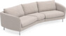 Madison - 3-sits soffa svängd, 90 cm - Beige