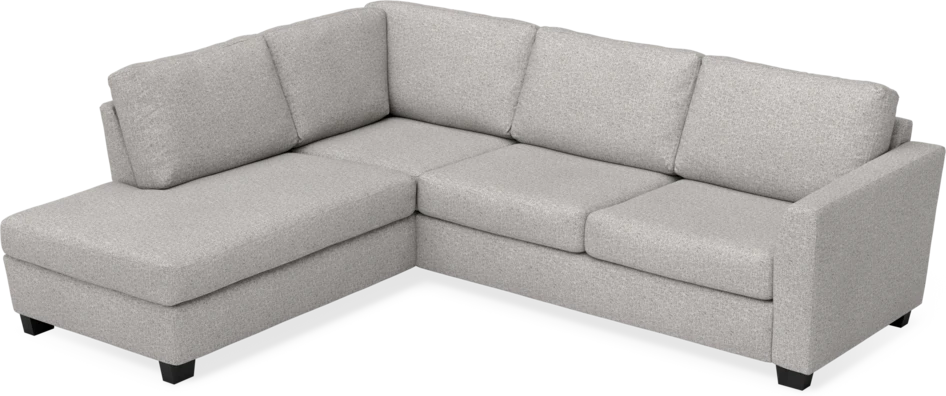 Friday - 2,5-sits soffa med divan vänster - Vit