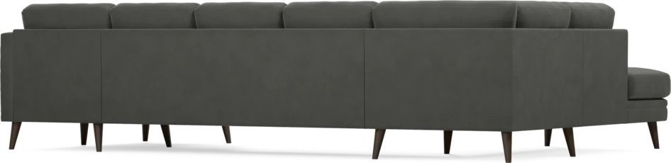 Eden - 3-sits soffa med divan vänster och schäslong höger - Grå