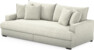 Rossi - 3-sits soffa, hel dyna - Vit