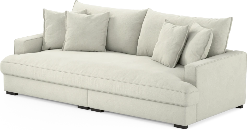 Rossi - 3-sits soffa, hel dyna - Vit