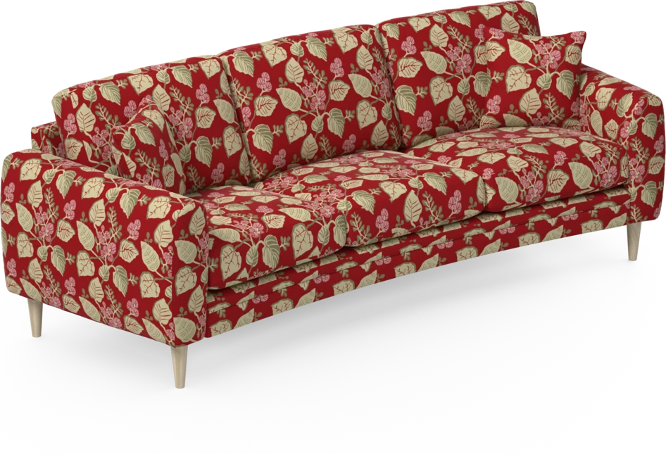 Eden - 3-sits soffa svängd - Flerfärgad