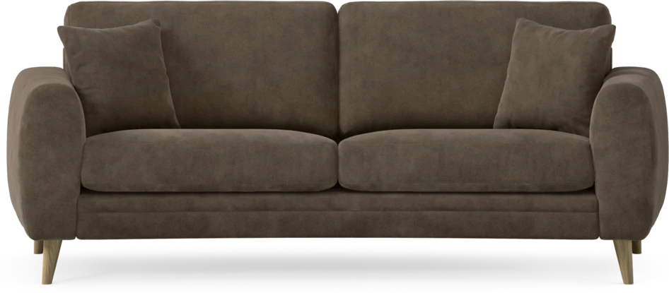 Eden - 2,5-sits soffa svängd - Brun