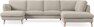 Madison Lux - 2-sits soffa med schäslong vänster och divan höger - Beige