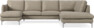 Madison Lux - 2-sits soffa med schäslong vänster och divan höger - Beige