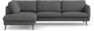 Madison - 3-sits soffa med divan vänster - Vit