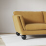 Madison Lux - 3-sits soffa med divan höger - Gul