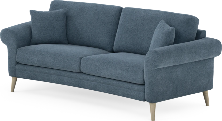 Eden - 2,5-sits soffa svängd - Blå