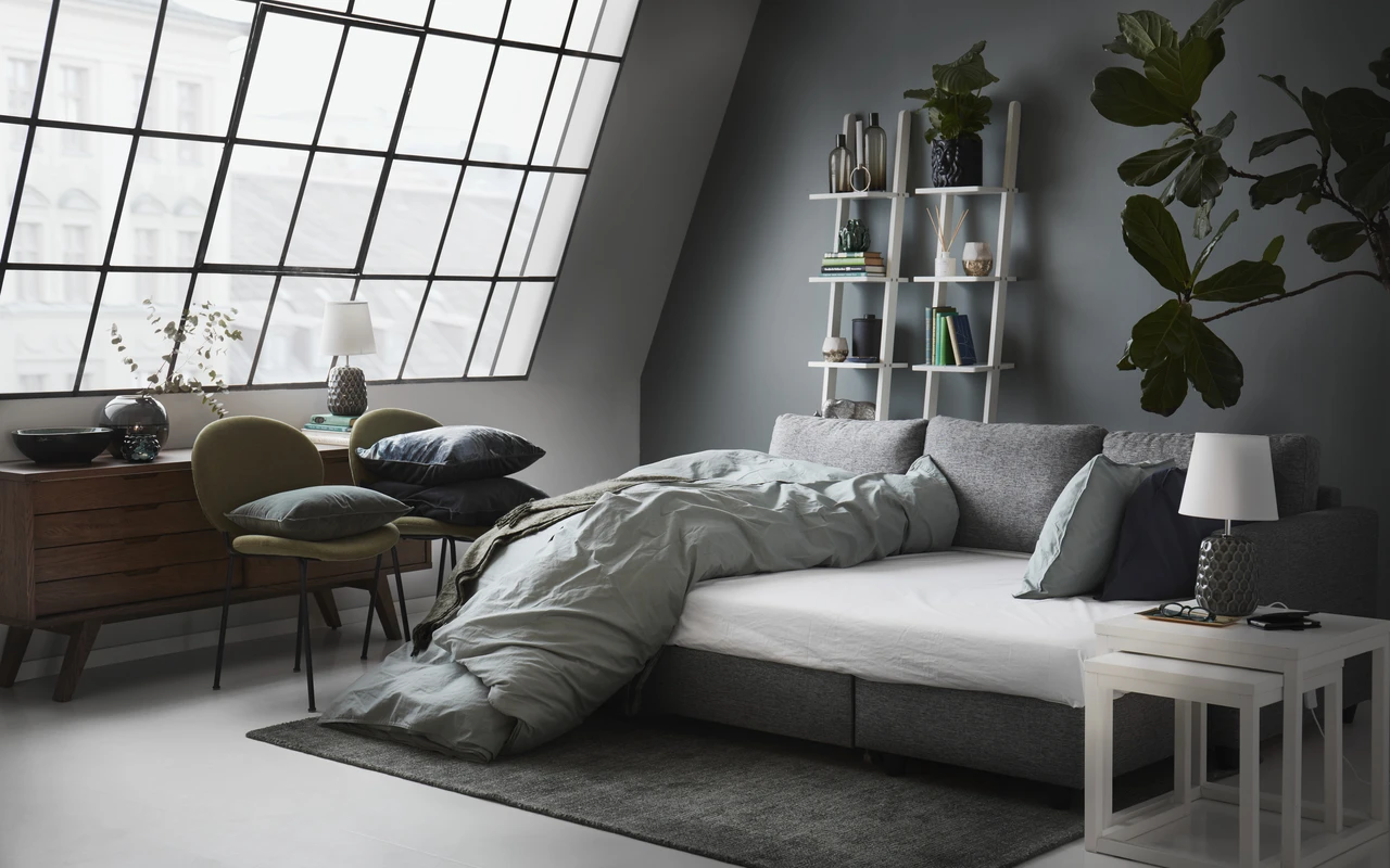 Skaftö - Bäddsoffa 3-sits med flyttbar schäslong - inspiration