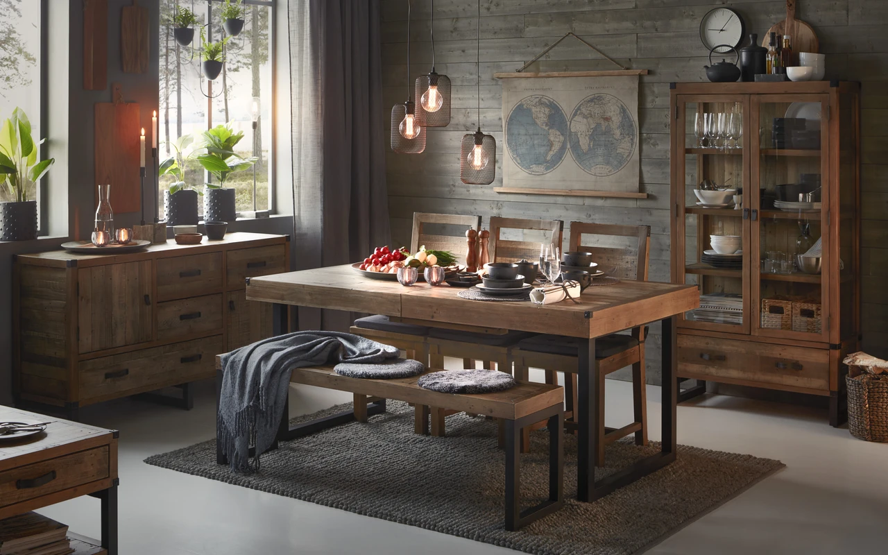 Woodenforge - Matgrupp med 4 stolar Dora - inspiration