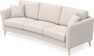 Eden - 3-sits svängd - Beige
