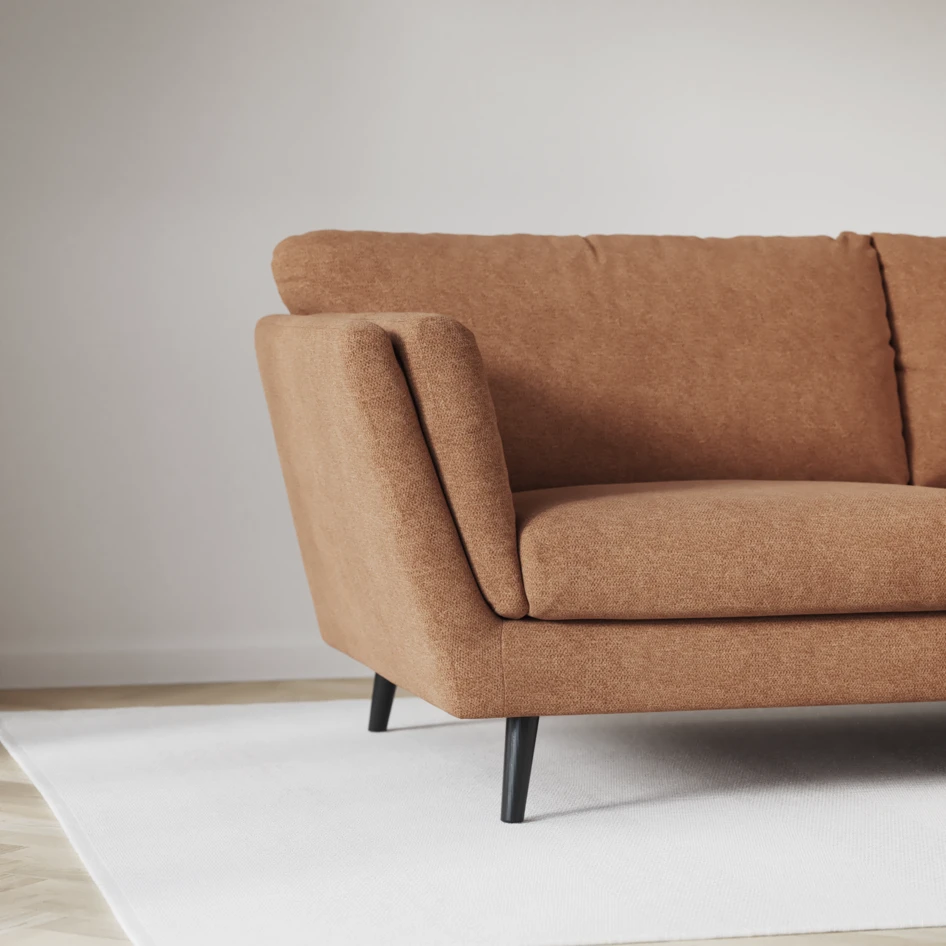 Madison Lux - Hörnsoffa 2+3-sits, hörn 2 - Orange