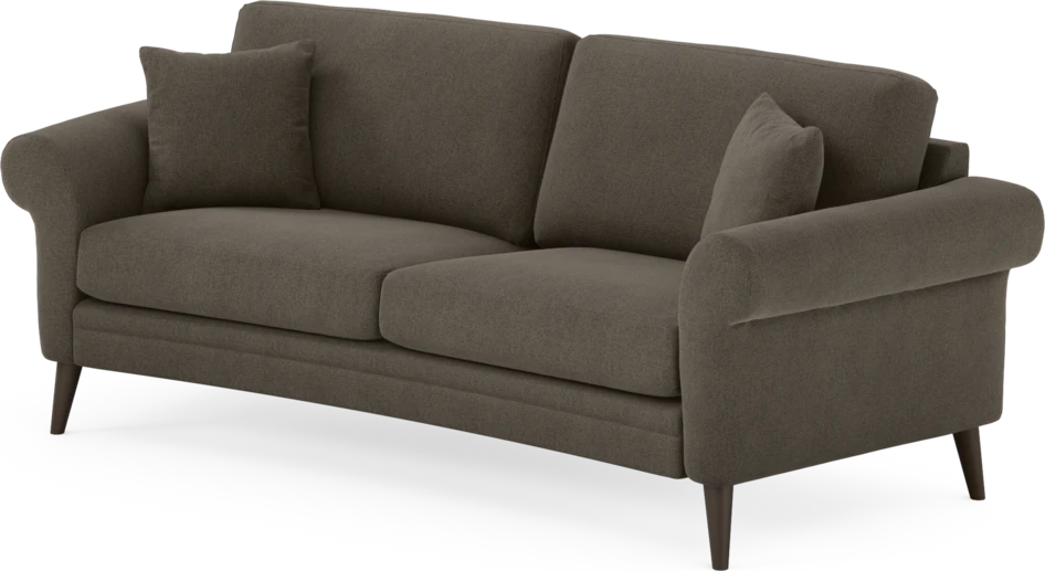 Eden - 2,5-sits soffa svängd - Brun
