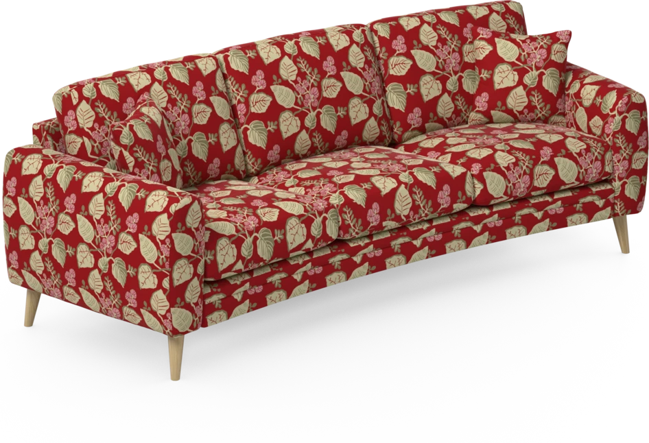 Eden - 3-sits soffa svängd - Flerfärgad