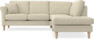 Eden - 2-sits soffa med divan - Beige