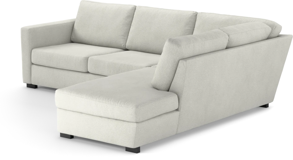 Friday - 2,5-sits soffa med divan höger - Vit