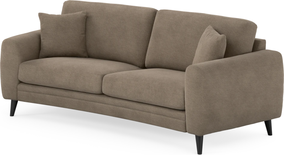 Eden - 2,5-sits soffa svängd - Brun