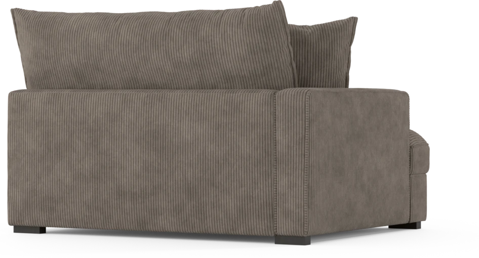 Rossi - 2-sits med armstöd vänster - Brun