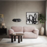 Bobby - 3-sits soffa - Rosa