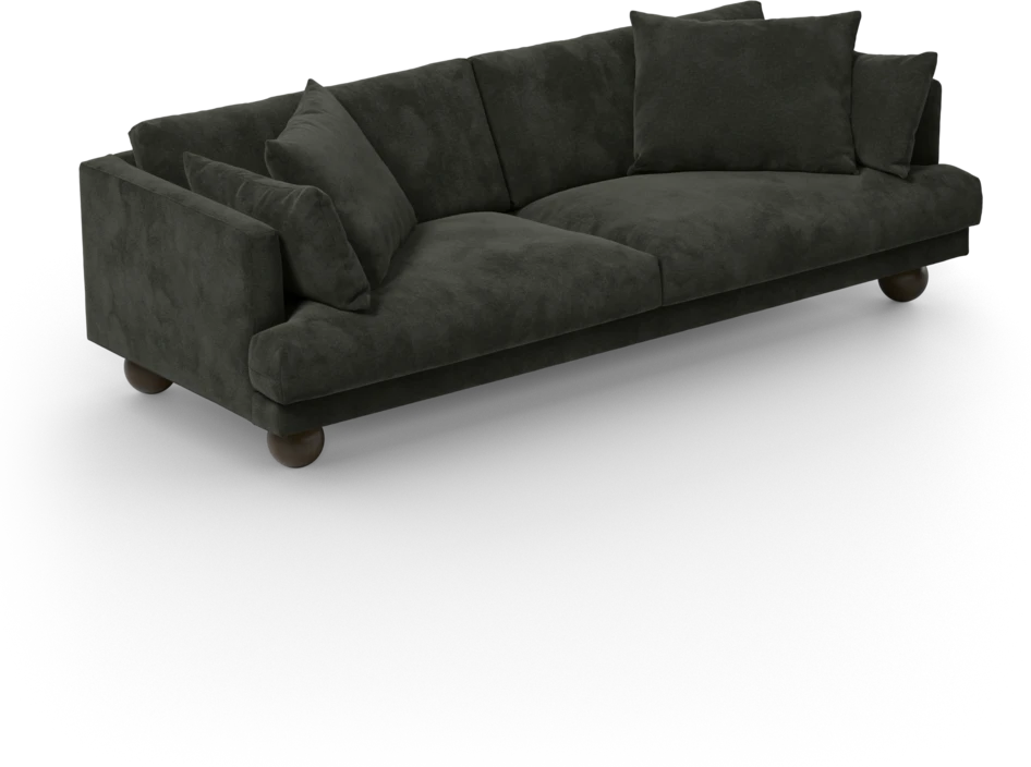 Harper - 4-sits soffa - Svart