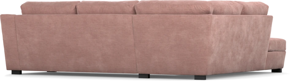 Friday - 2,5-sits soffa med divan vänster - Rosa
