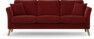 Eden - 3-sits soffa - Röd