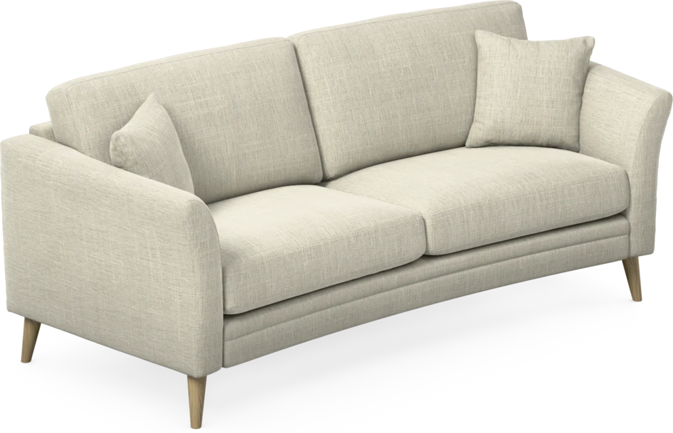 Eden - 2,5-sits soffa svängd - Beige