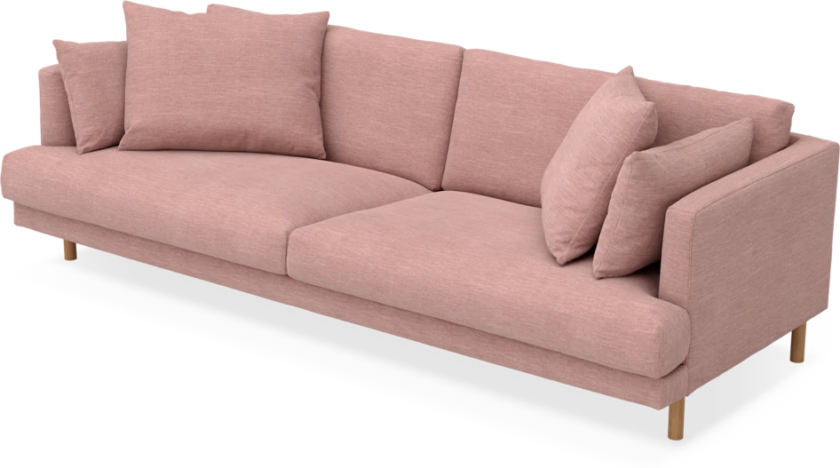 Harper - 4-sits soffa - Rosa