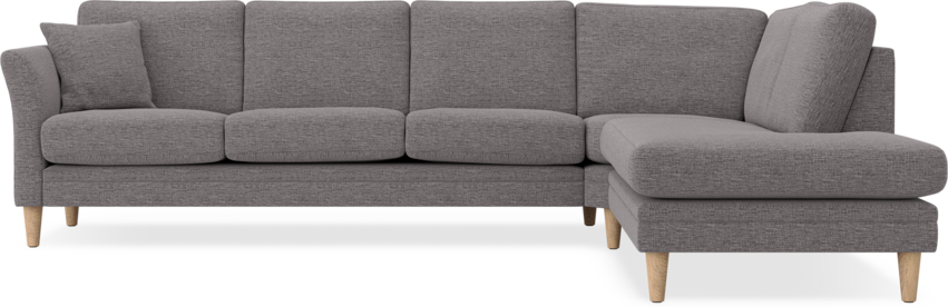 Eden - 3-sits soffa med divan - Grå
