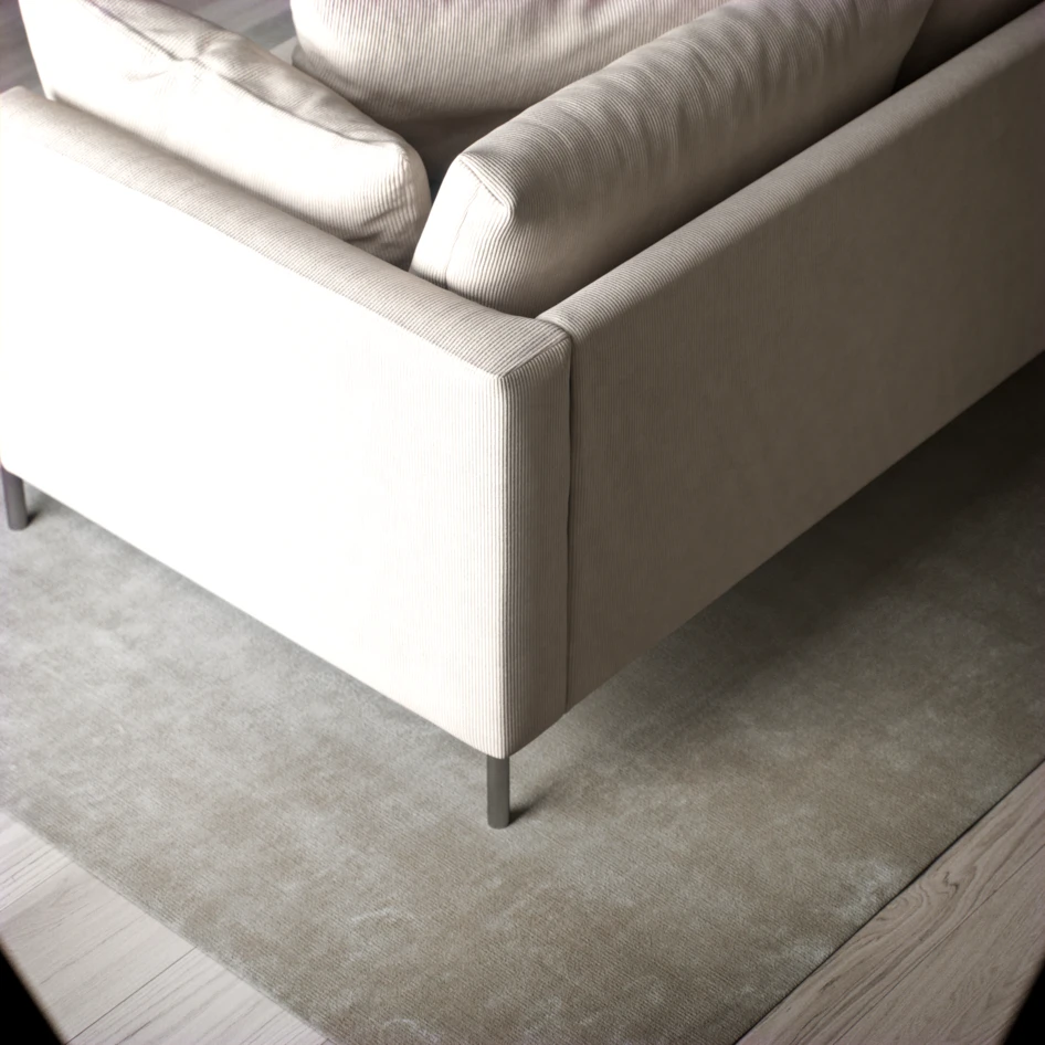 Harper - 4-sits soffa - Vit