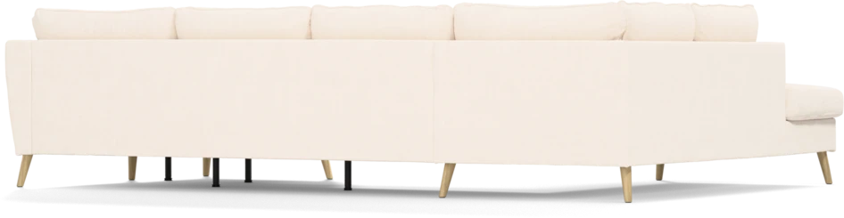 County - 3-sits soffa med divan vänster och schäslong höger - Vit