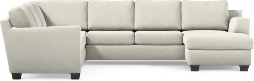 Friday - Hörnsoffa, 2+3-sits med schäslong höger - Vit