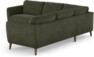 Bridge - Hörnsoffa, 2+2-sits - Grön