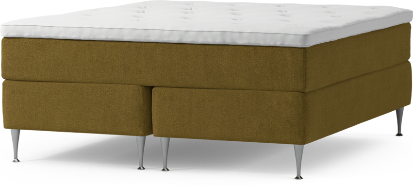 Delux Exclusive - Kontinentalsäng, dubbelsäng med bäddmadrass och sängben