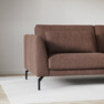 Willow - 3-sits soffa, hel dyna, fast klädsel - Orange