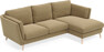 Madison Lux - 2-sits soffa med schäslong höger - Brun