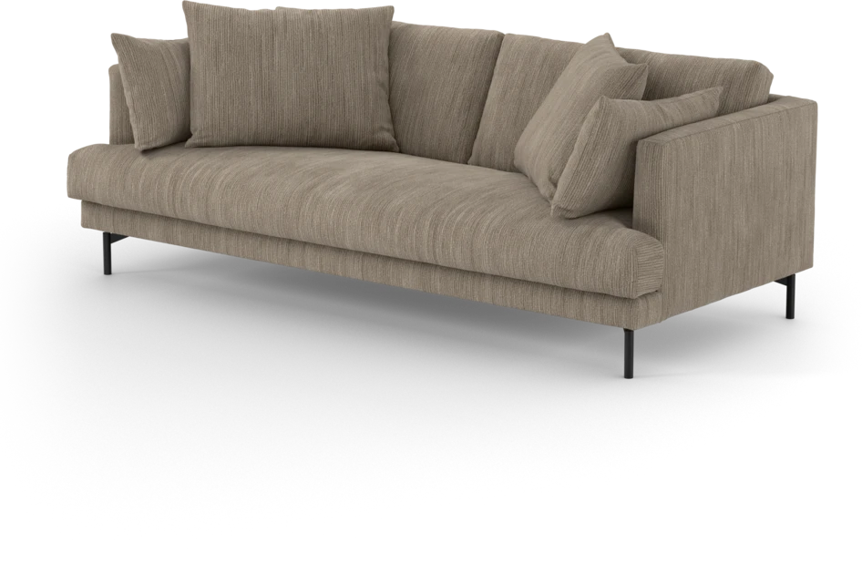 Harper - 3-sits soffa, hel dyna - Beige