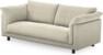 Cherrie - 2,5-sits soffa, hel dyna, fast klädsel - Beige