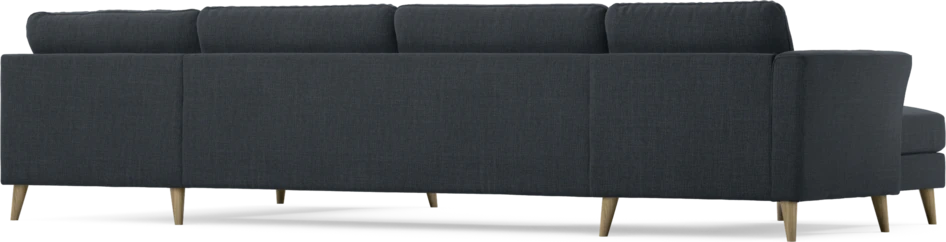 Bridge - 3-sits soffa med schäslong vänster och divan höger - Blå