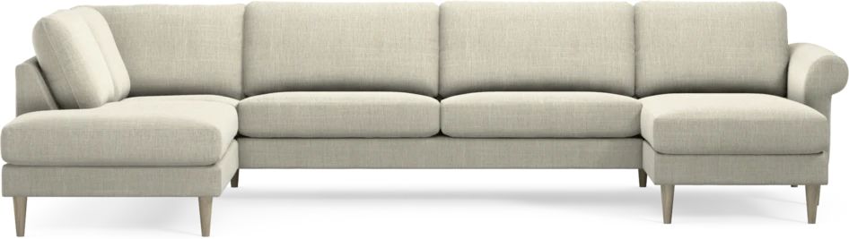 Bridge - 3-sits soffa med divan vänster och schäslong höger - Beige