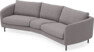 Madison - 3-sits soffa svängd, 90 cm - Grå