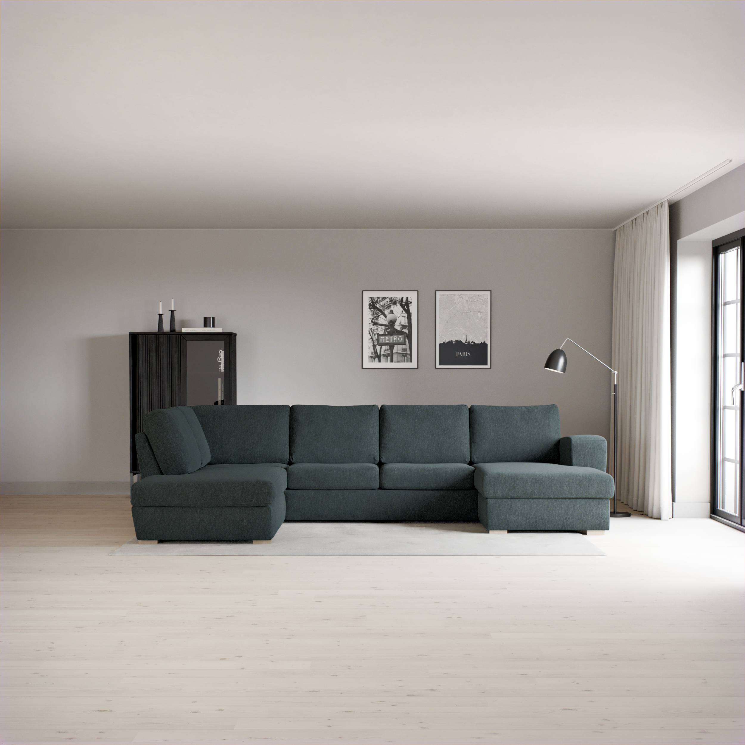 Friday - 3-sits soffa med divan vänster och schäslong höger - inspiration