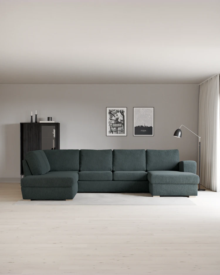 Friday - 3-sits soffa med divan vänster och schäslong höger - inspiration