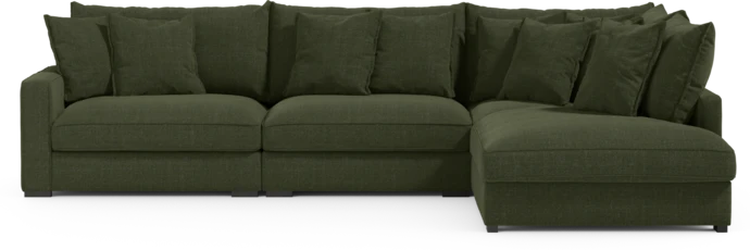 Rossi, 3-sits soffa med divan höger