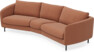 Madison - 3-sits soffa svängd, 90 cm - Orange